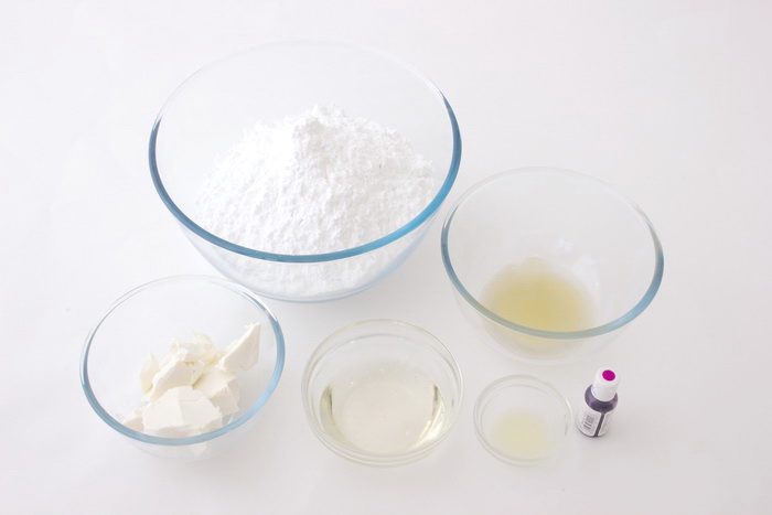 Sugar paste ingredients