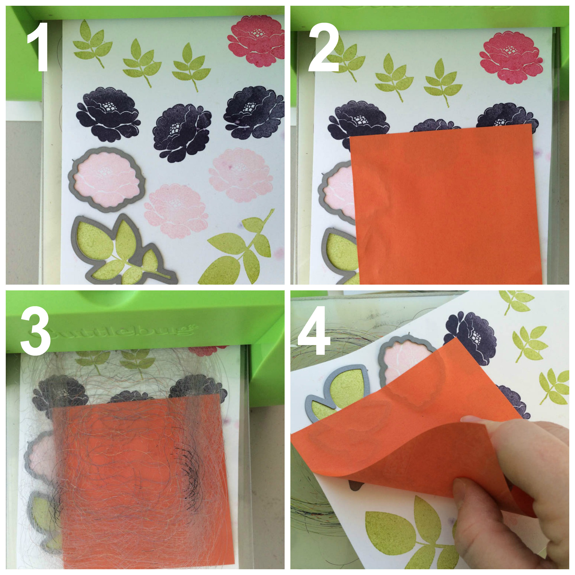 Die Cut Tips - hold manual dies in place with post-its
