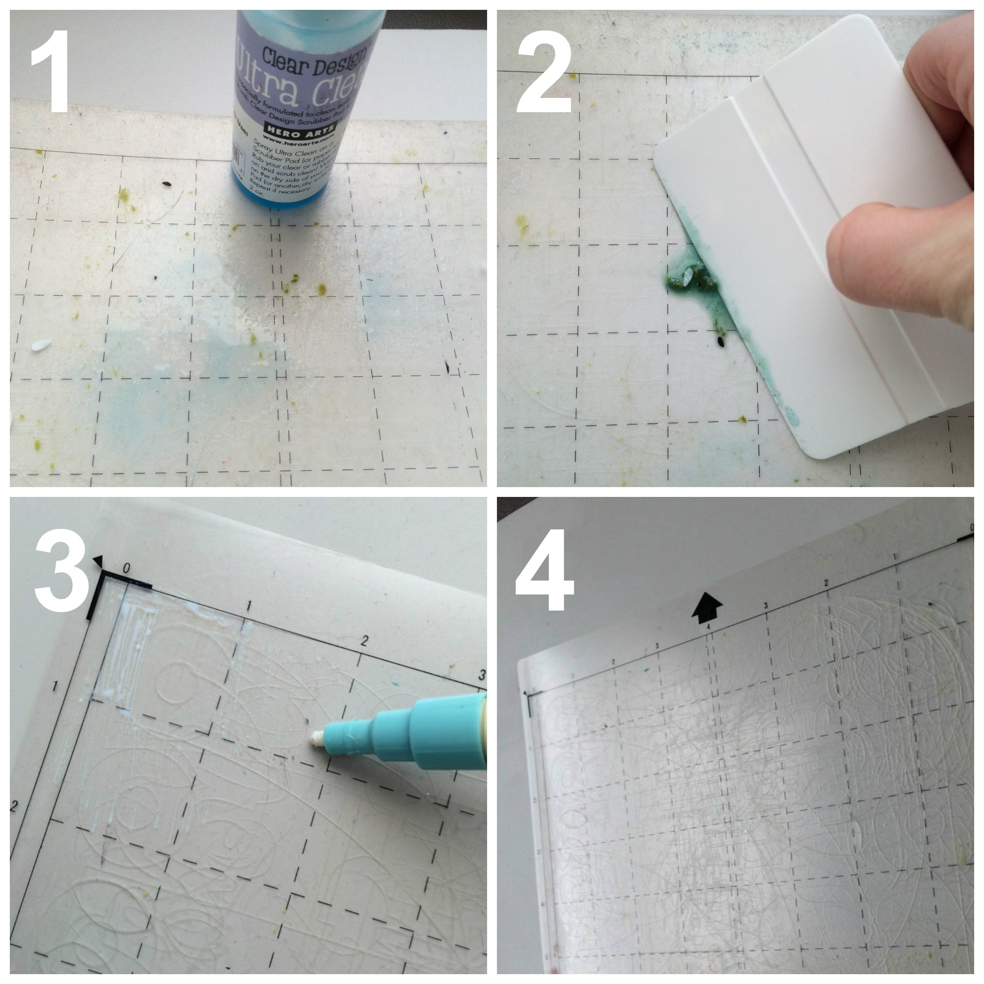Die Cut Tips: re-stick your cutting mat