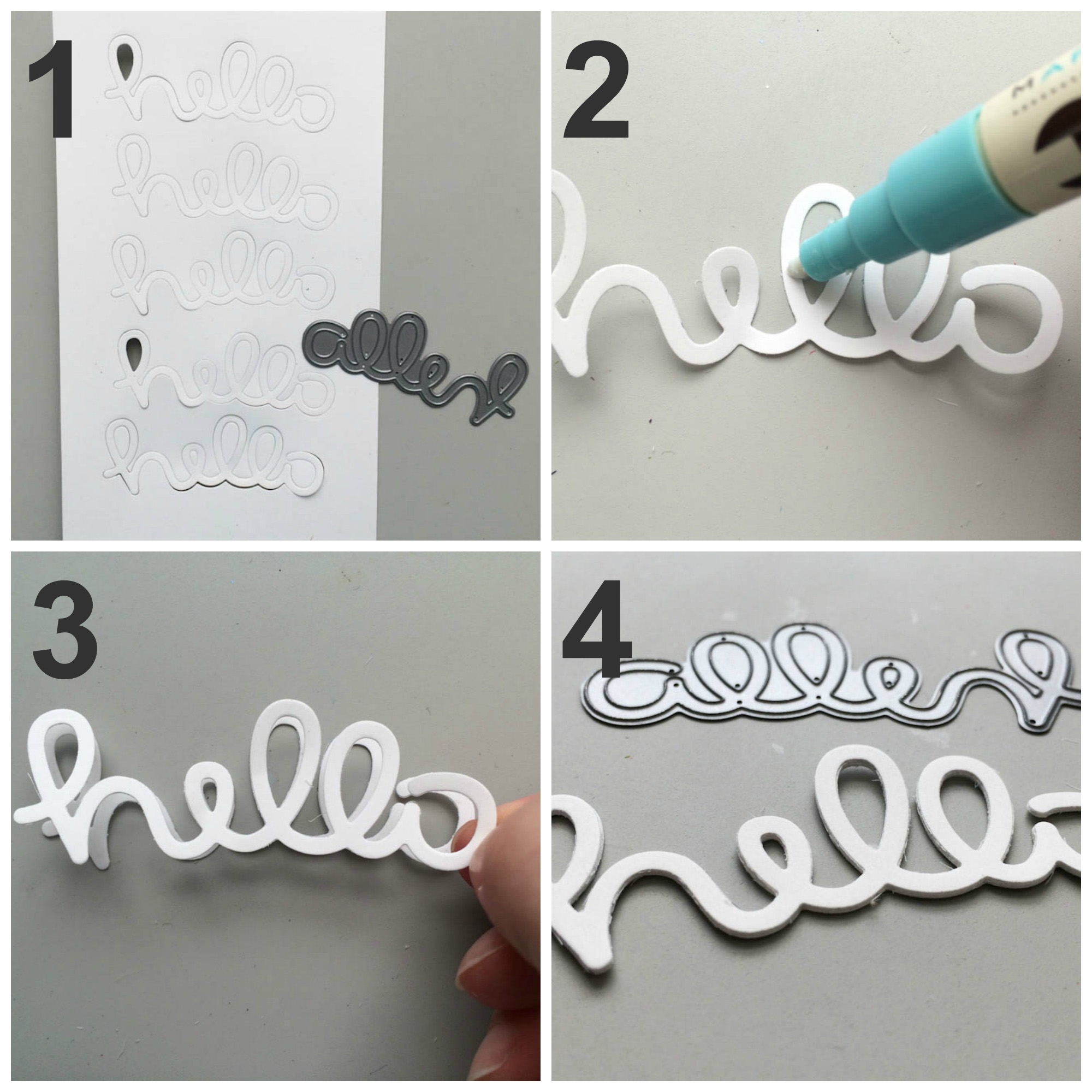 Die Cut Tips: Create your own chipboard