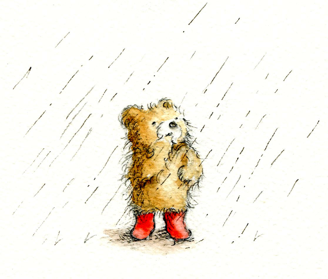 Teddy bear with red boots