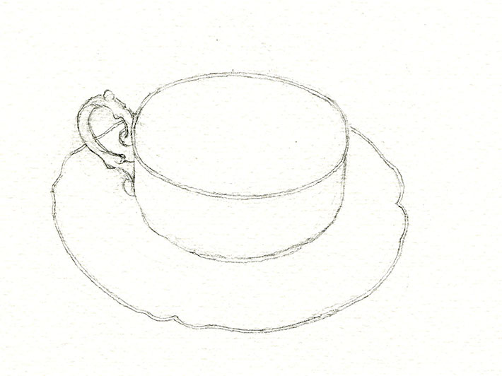 Refined teacup sketch