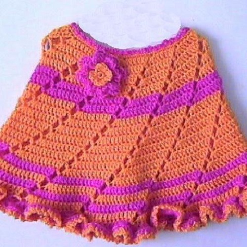 Swirly Twirly Poncho Crochet Pattern
