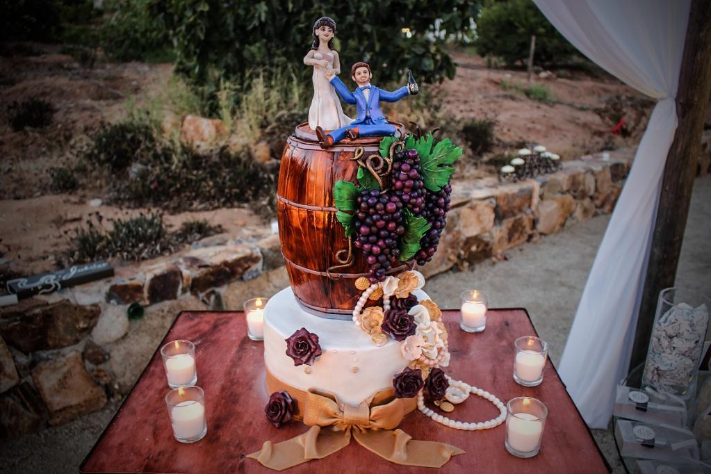Vineyard Wedding Cake
