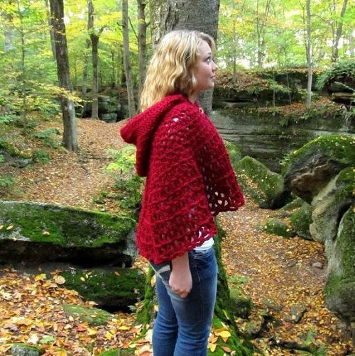 Wildwood Capelet Crochet Pattern