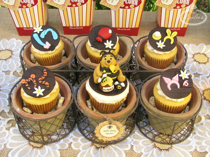 Winnie the Pooh cupcake toppers