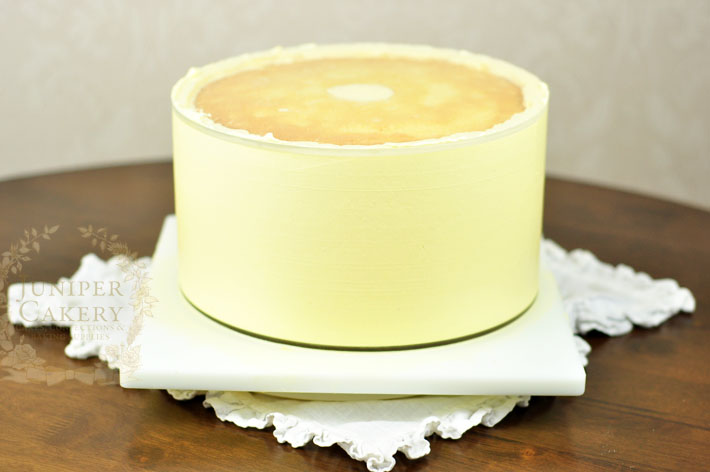 Amazing CakeSafe Buttercream Acrylic Disks help get smoothing cakes insanely perfect!