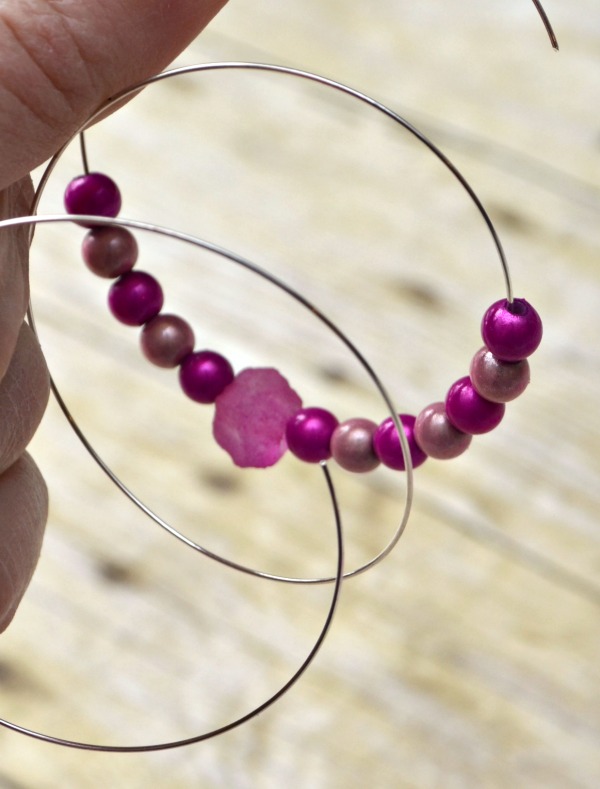 stringing beads