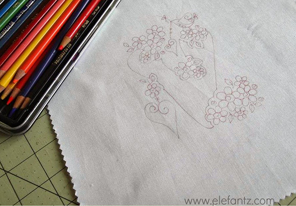 elefantz tracing hand embroidery pattern