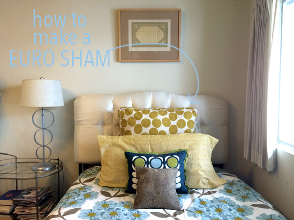 how to make a euro sham