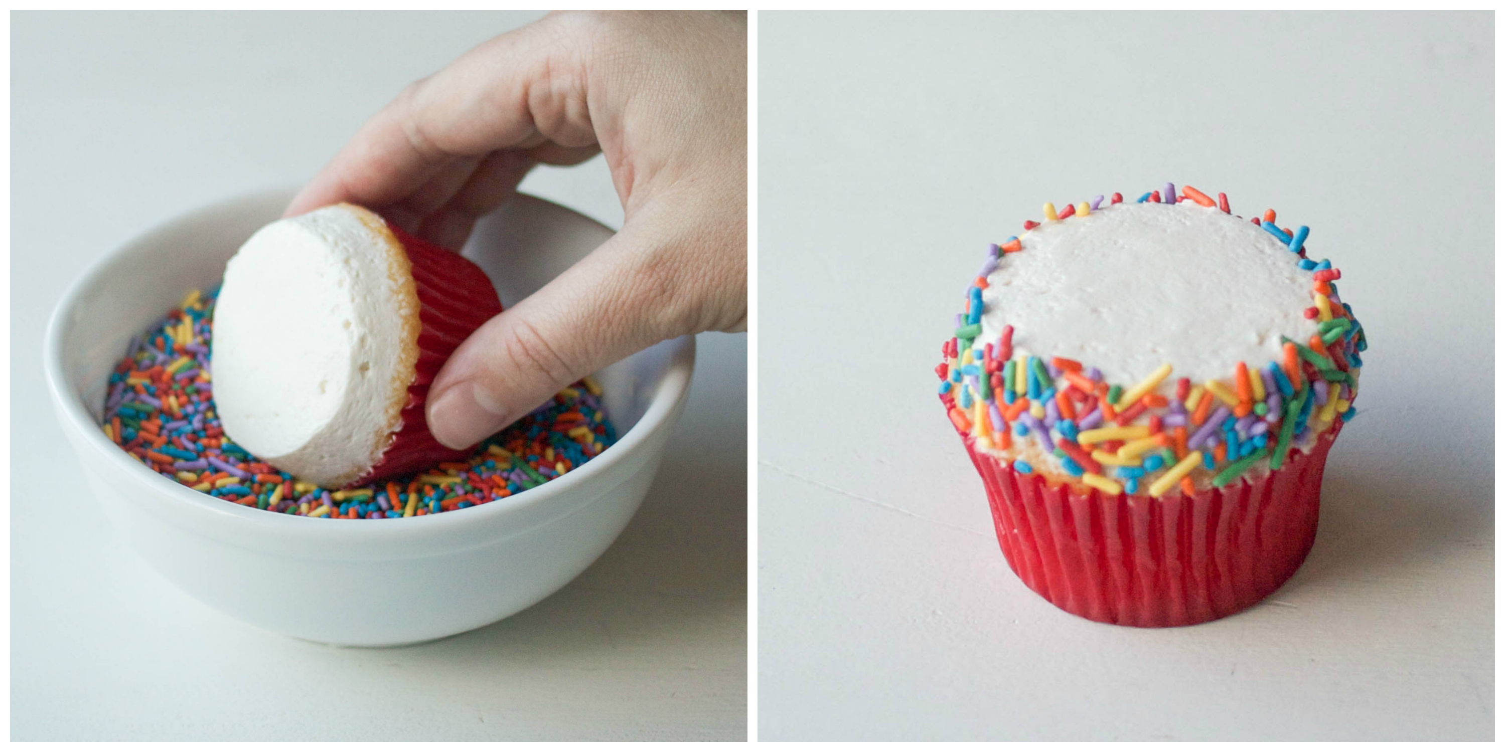 Flat Top Cupcake With Sprinkles | Erin Gardner | Bluprint