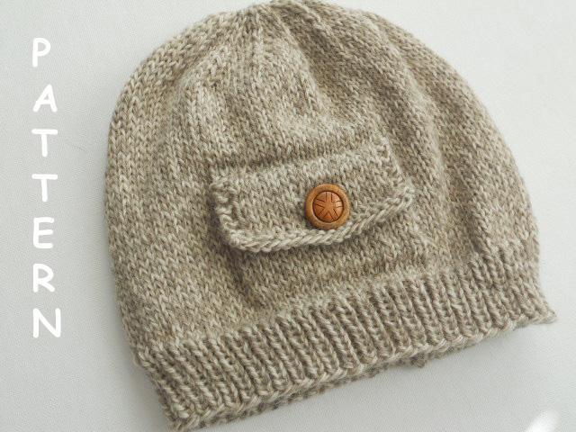 Pocket Hat knitting pattern