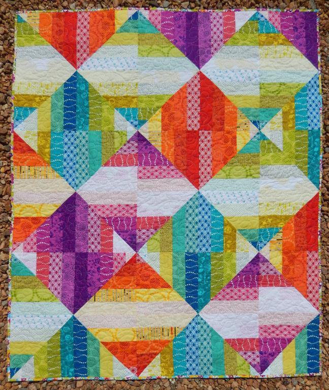 Jelly Roll Quilt - Craftsy Member Pattern 