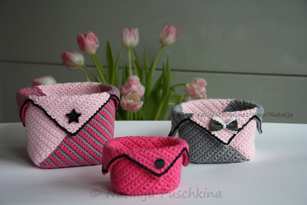 Basket Crochet Pattern Organizer