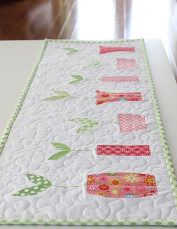 Sprouts Table Runner and Topper pattern