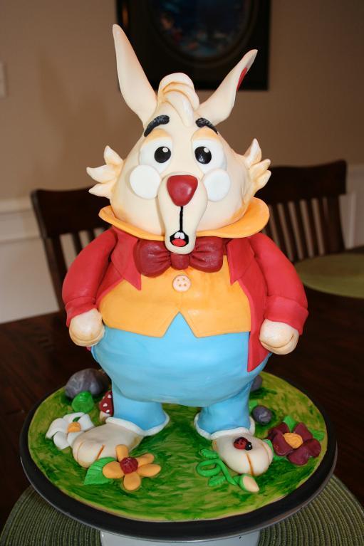 The White Rabbit cake by Bluprint member we4mitch