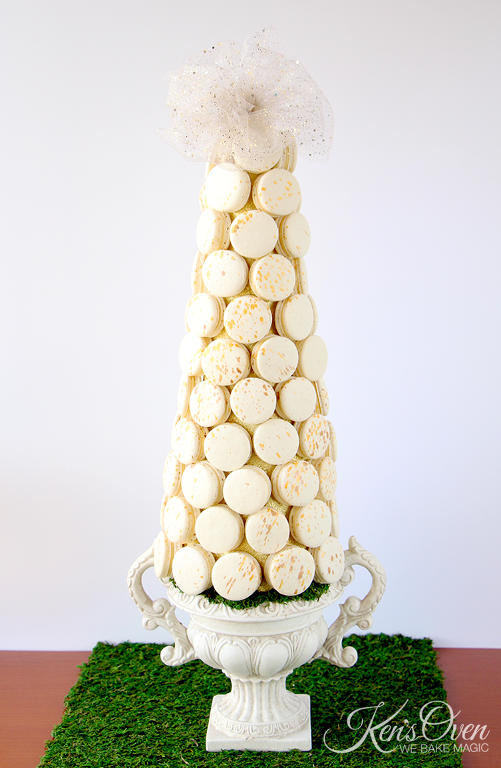 Macaron tower by Bluprint member Kendari Gordon