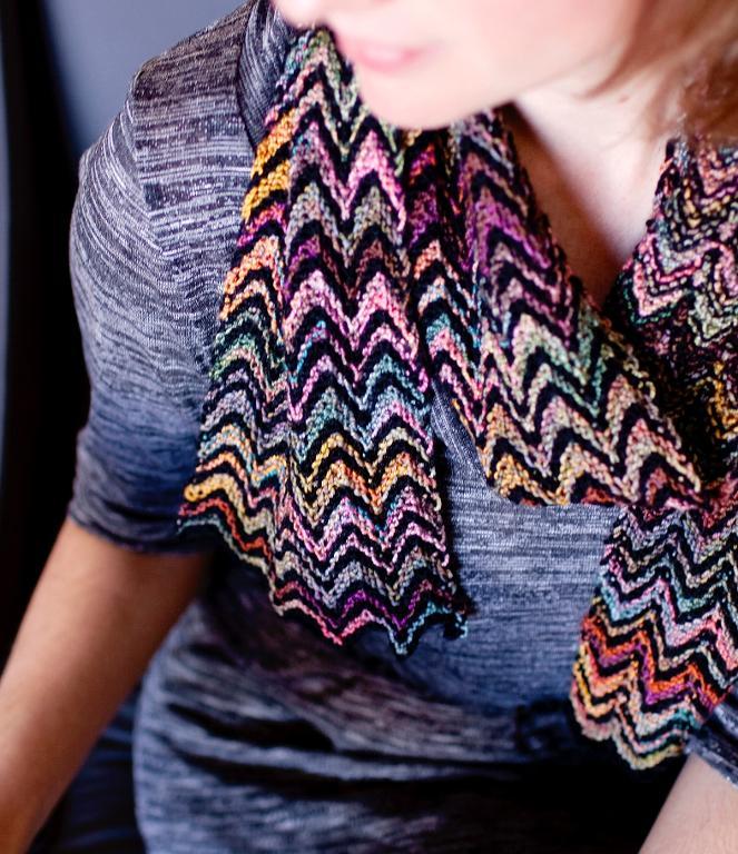 Fruit Stripes Scarf knitting pattern