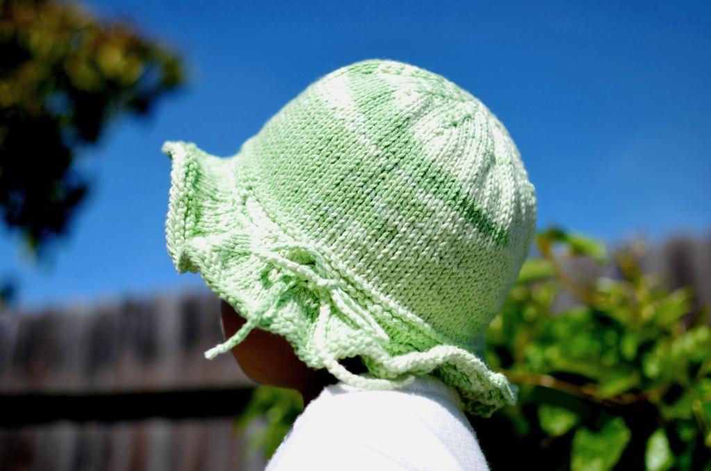 Cotton Sun Hat knitting pattern