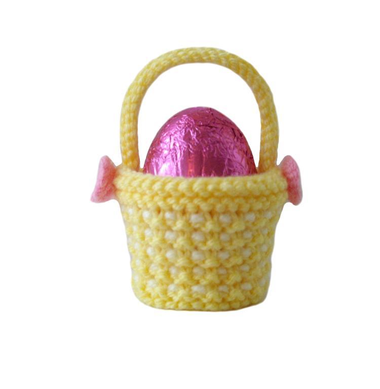 Easter Basket knitting pattern