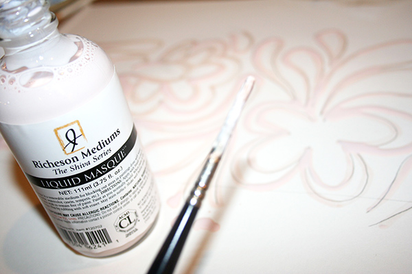Outline your image with masking fluid