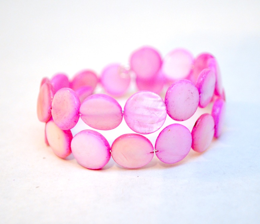 Pink Shell Bracelet