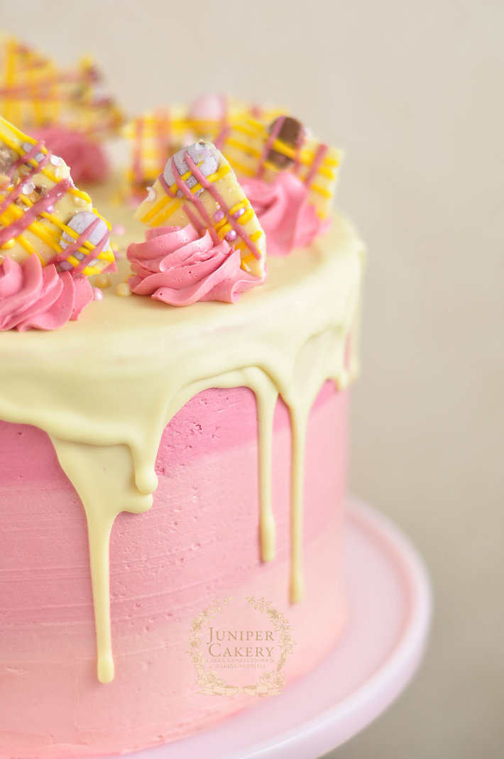 Strawberry Milkshake bakery cake by Juniper Cakery