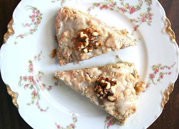 Scones on a plate