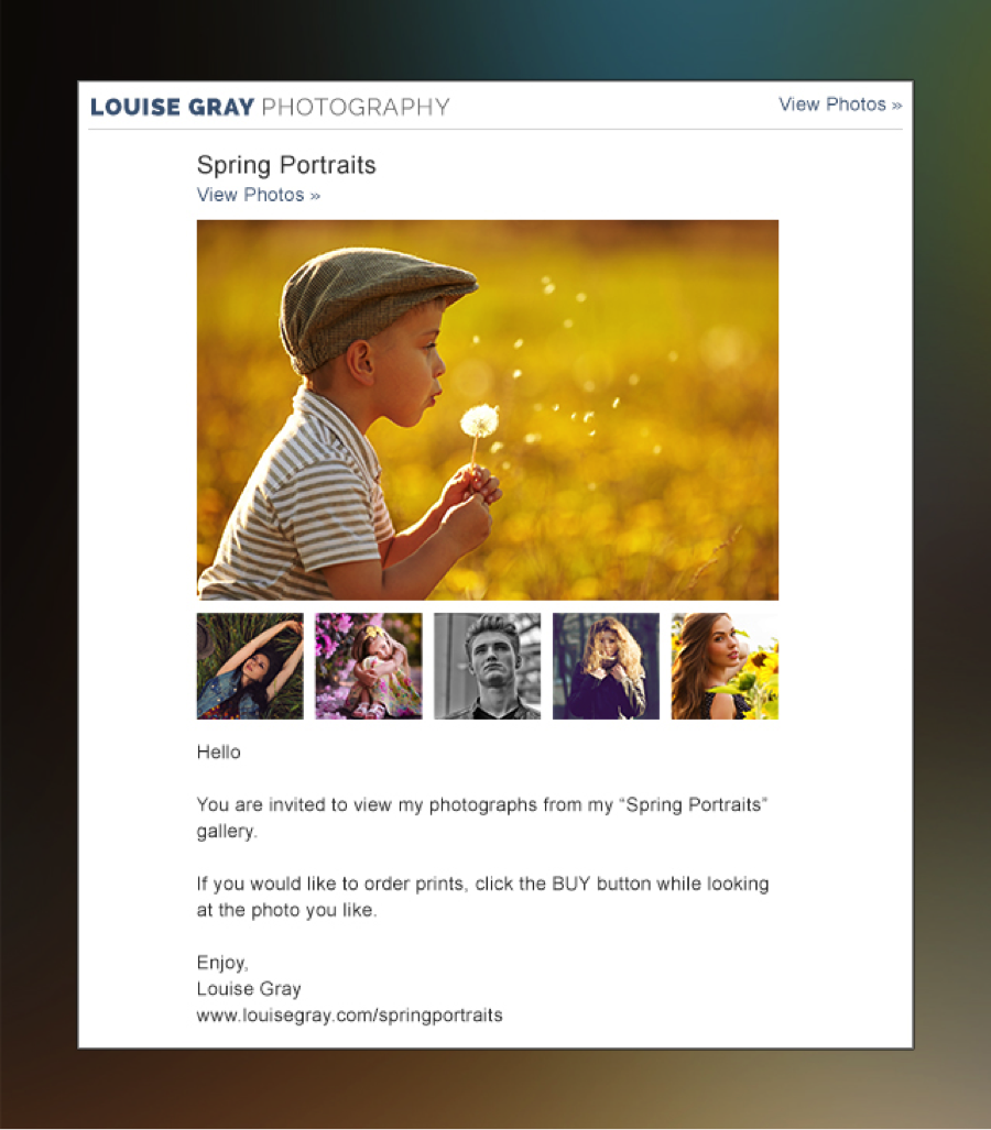 Photography Website