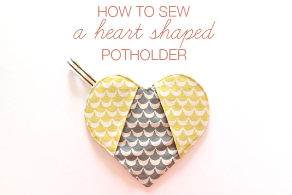 how to sew a heart shaped potholder