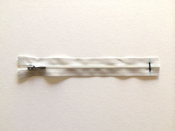 finished zipper