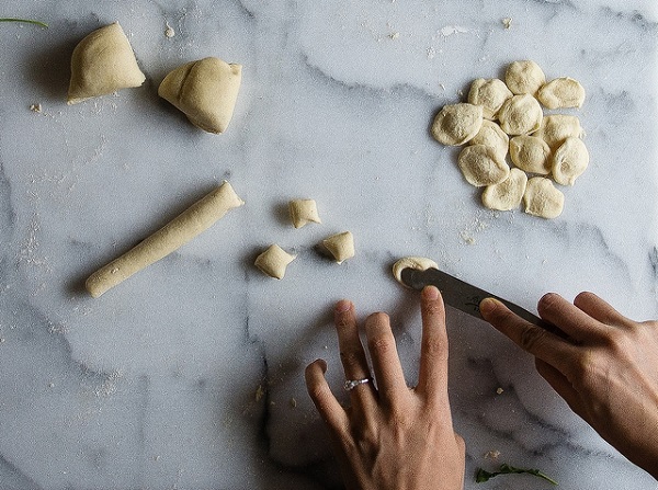 making Homemade Orecchiette