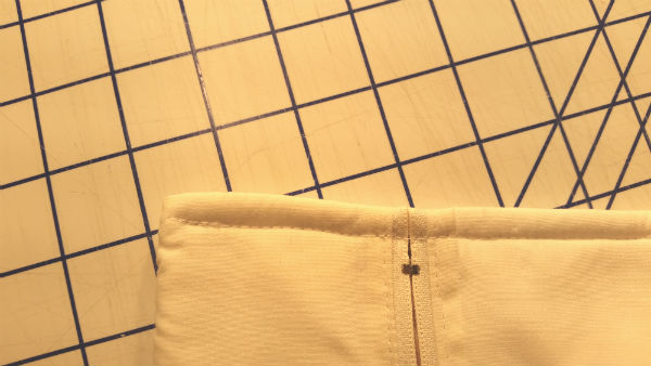 finished lingerie bag corners