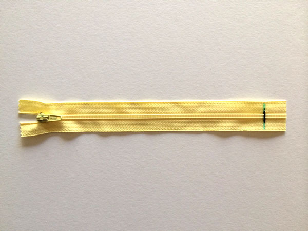 finished zipper