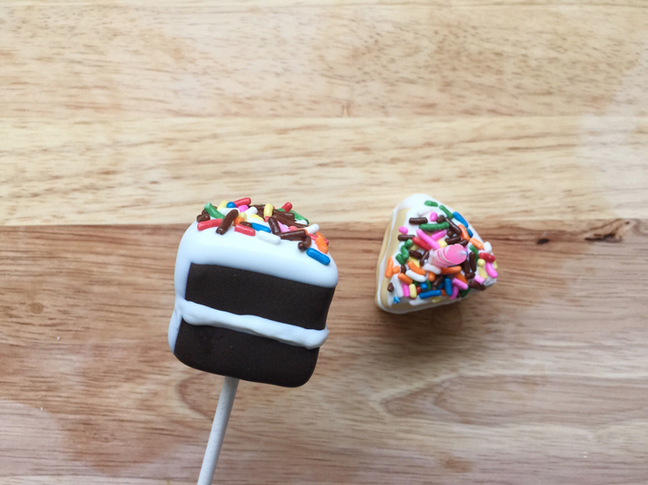 Slice of Birthday Cake Cake Pop Tutorial