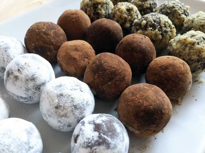 Chocolate truffles Kris Galicia Brown