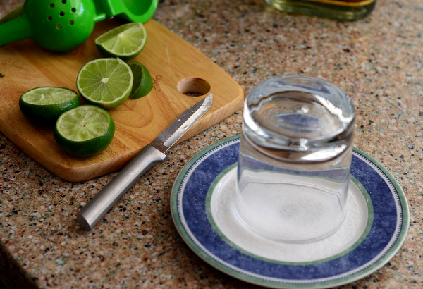 Salting a Glass for a Margarita