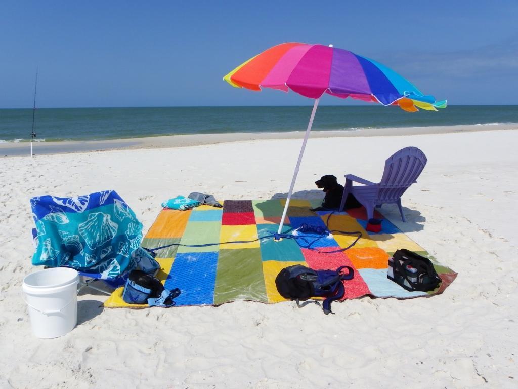 colorful beach quilt