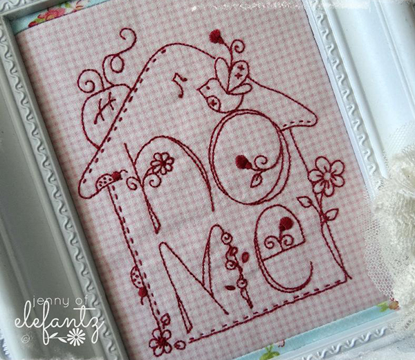 HOME a sweet stitchery