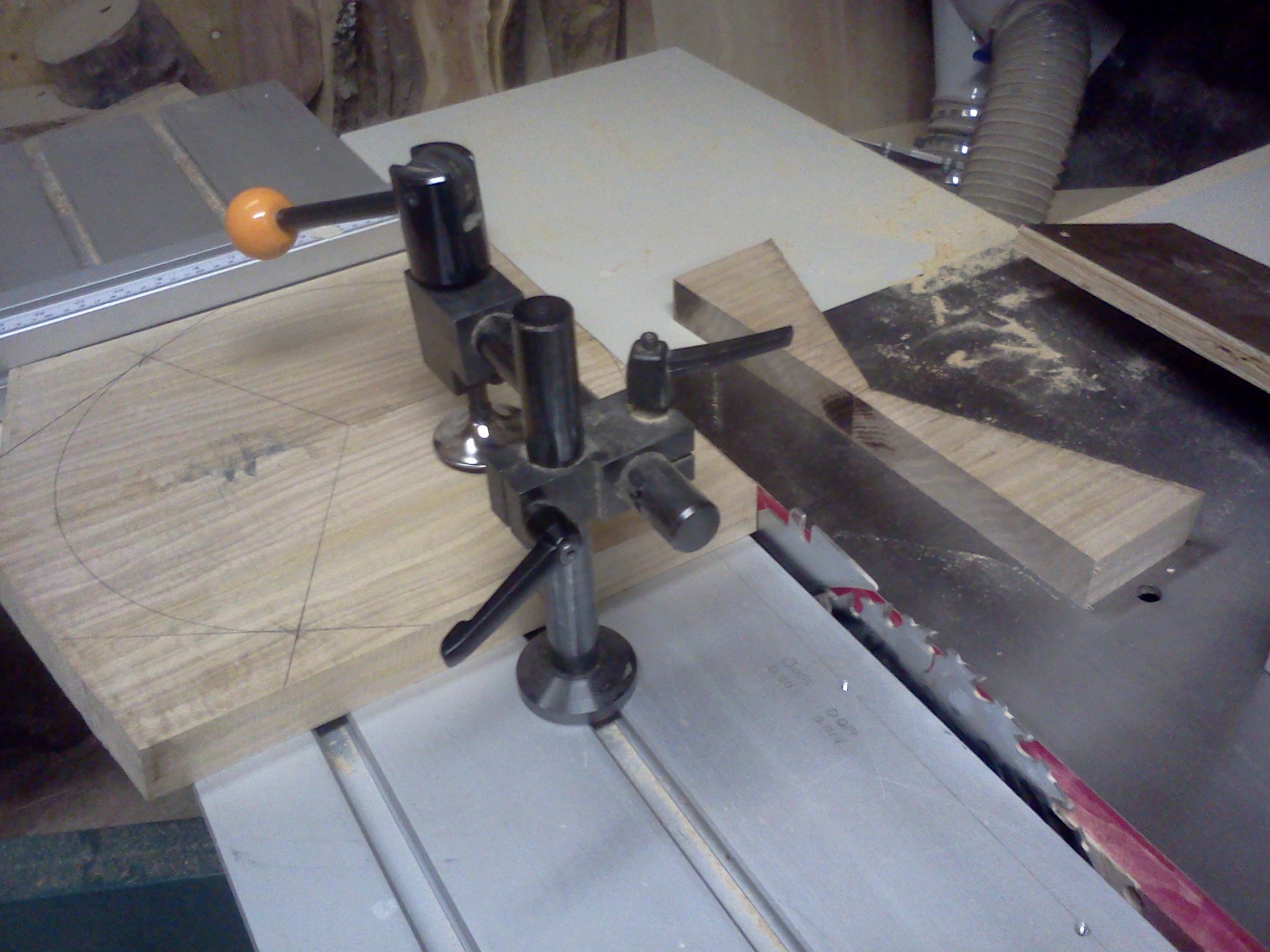 Cutting the tangent lines