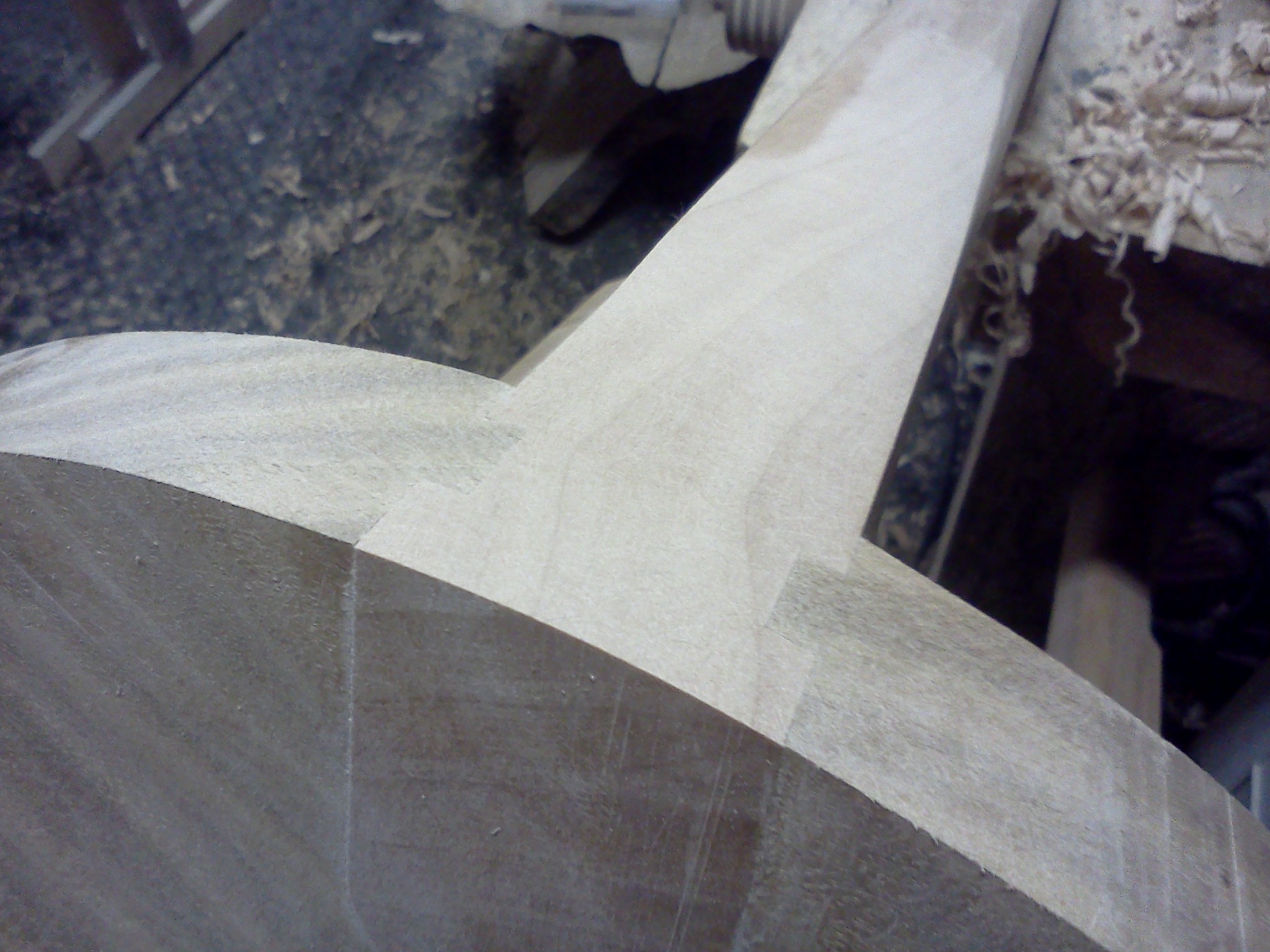 Shaping the leg