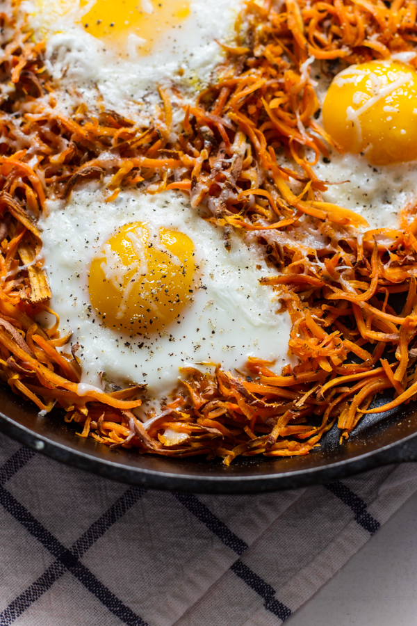 Easy Sweet Potato Egg Skillet