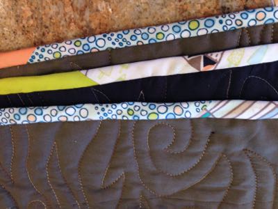 scrappy quilt binding