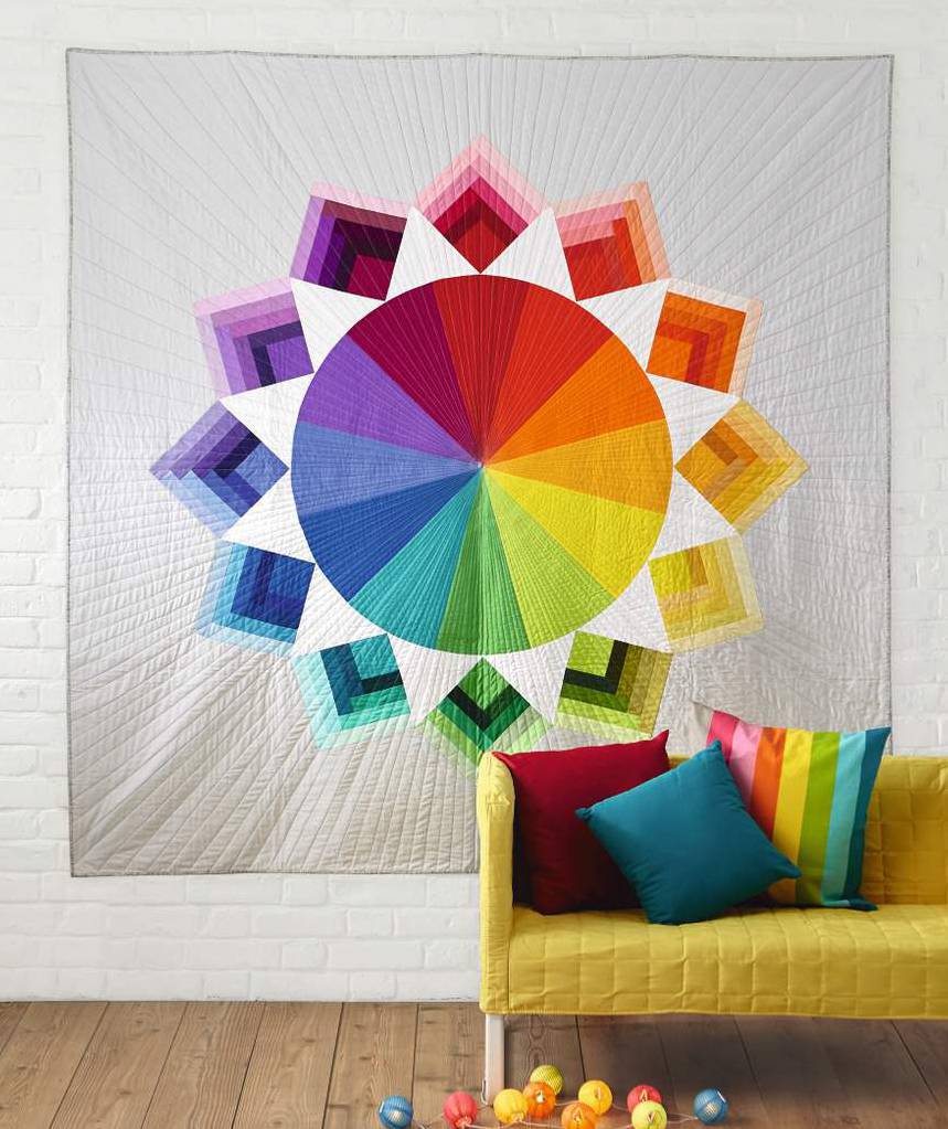 Color Wheel Quilt by Holly DeGroot for LPQ