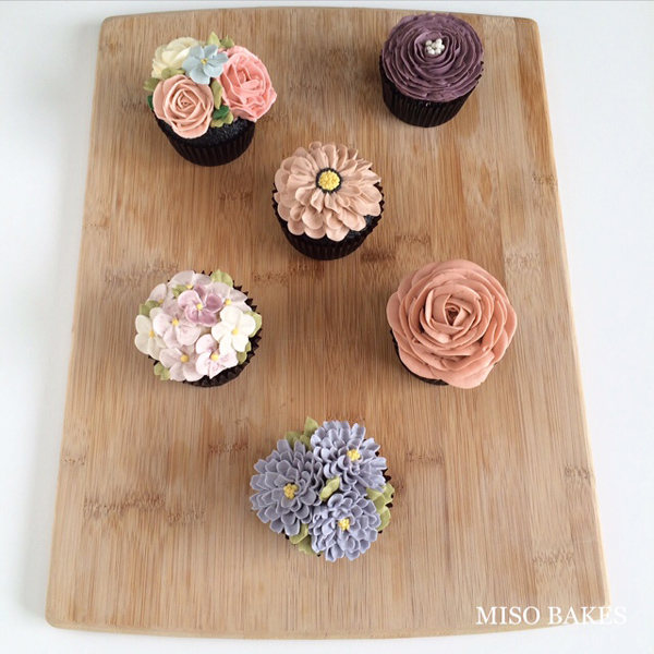 Piped Buttercream Flowers by Miso Bakes | Erin Gardner | Bluprint