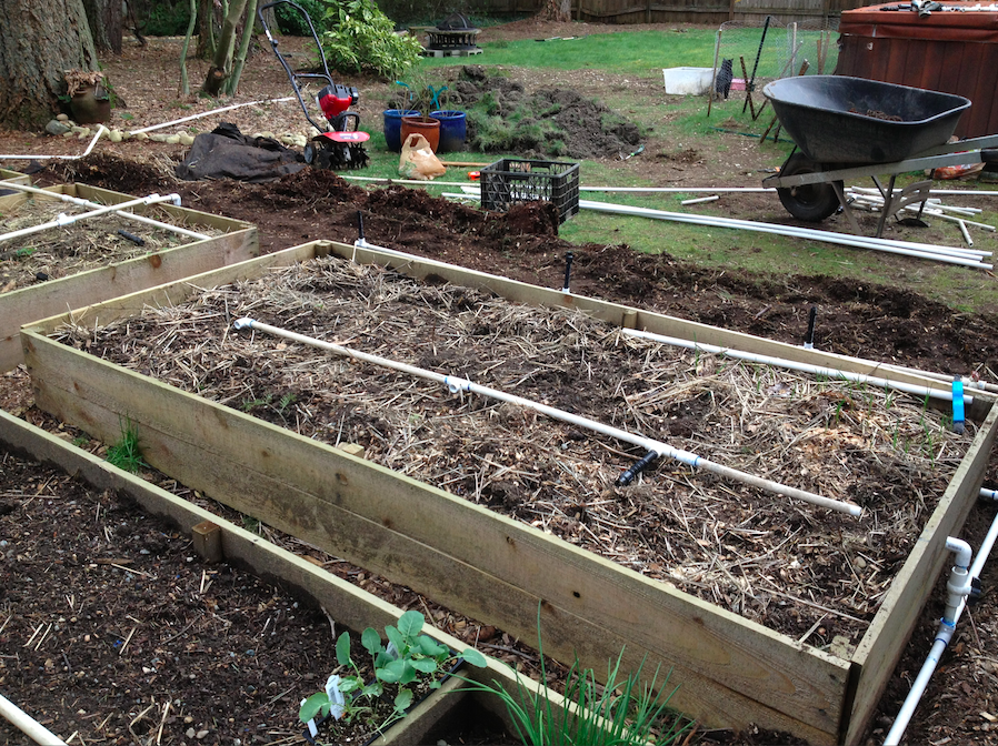 Raised bed garden