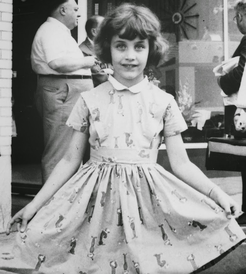 Quilter Anita Grossman Solomon as a young girl