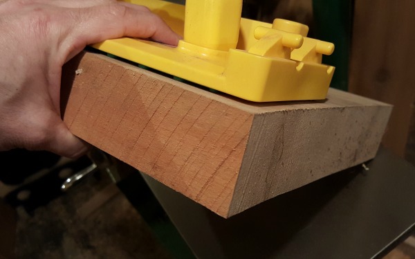 push block on top of wood