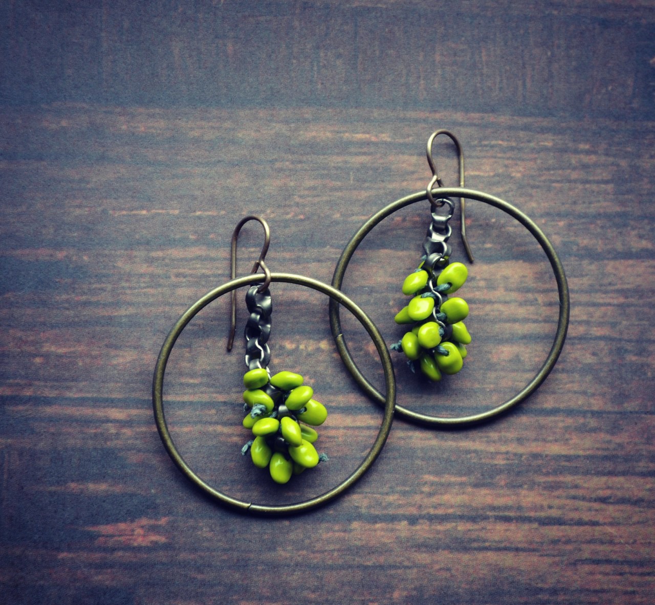 bud inspired earrings