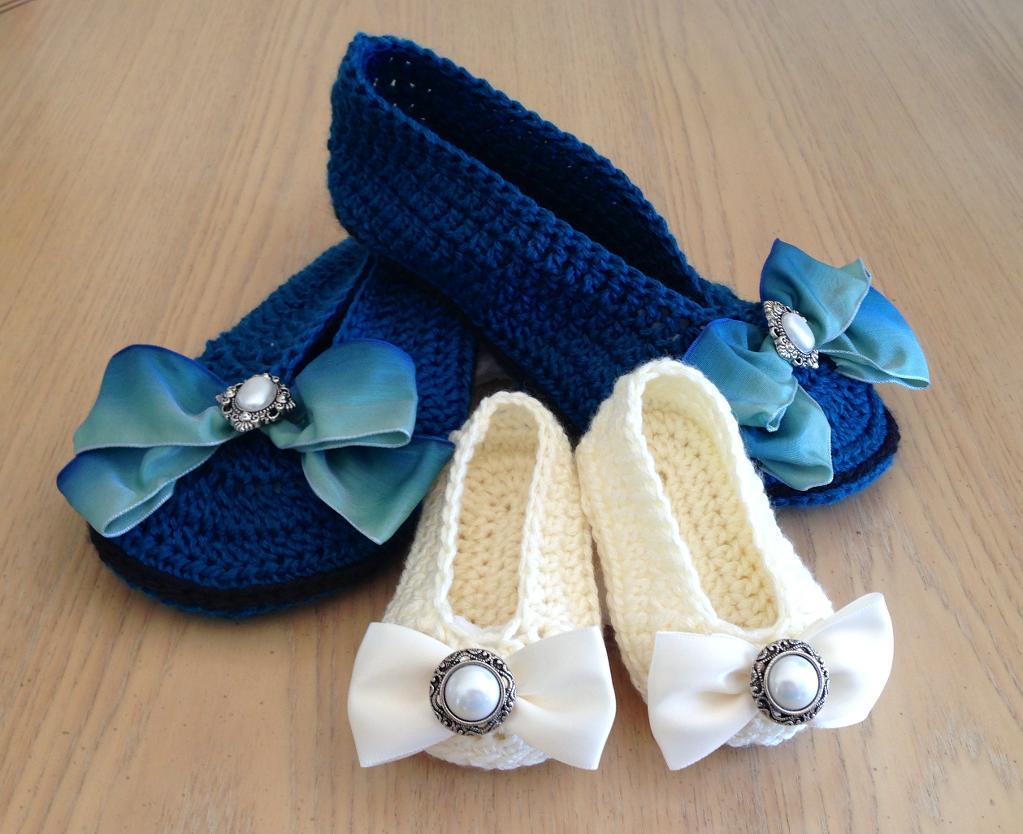 crochet ballet slippers